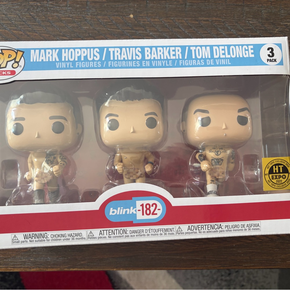 Funko POP! blink-182 3-Pack Vinyl Figures - HT EXPO